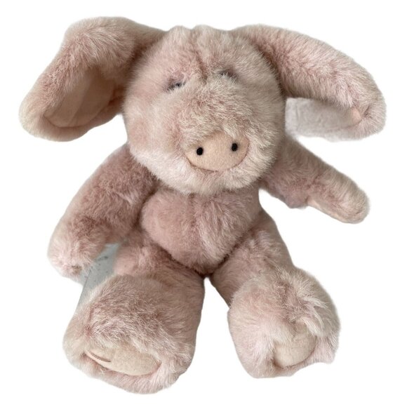 Boyds Bears Rosie O Pig Plush Stuffed Animal Bean Stuffing Jointed Fuzzy Soft - Picture 1 of 12